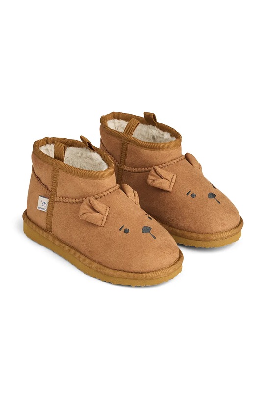 Liewood obuwie zimowe Alban Bear Shoes LW20236.9BYA brązowy AW25
