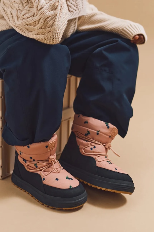 Zimné topánky Liewood Zoey Snowboot textilný oranžová LW20351.9BYA