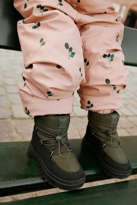 Liewood obuwie zimowe Zoey Snowboot syntetyczny zielony LW20351.9BYA