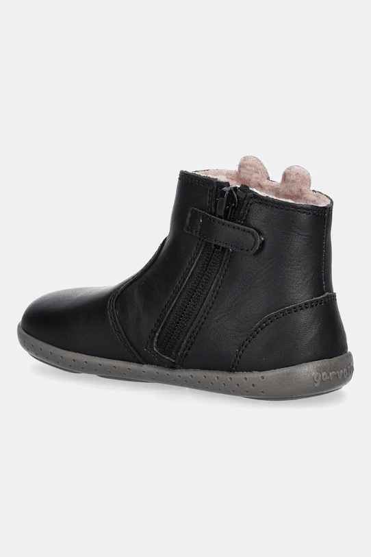 Chłopiec Garvalin buty zimowe skórzane dziecięce 251301.19.23 czarny