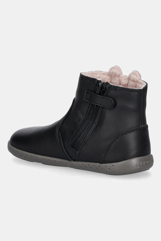 Chłopiec Garvalin buty zimowe skórzane dziecięce 251301.24.26 czarny
