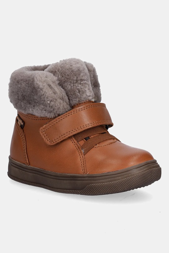 Froddo buty zimowe skórzane dziecięce BASCO TEX ocieplane brązowy G2110144.K.21.24