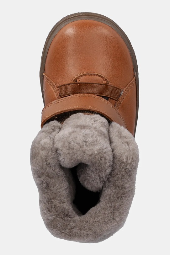 Froddo buty zimowe skórzane dziecięce BASCO TEX brązowy G2110144.K.21.24