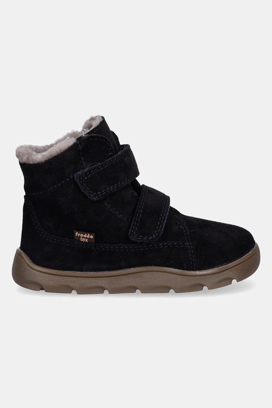 Detské zimné semišové topánky Froddo ZERU TEX FURRY BAREFOOT G2110151.25.30 tmavomodrá AW25