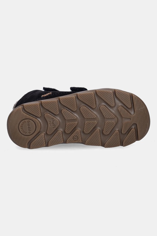 Detské zimné semišové topánky Froddo ZERU TEX FURRY BAREFOOT G2110151.25.30 tmavomodrá
