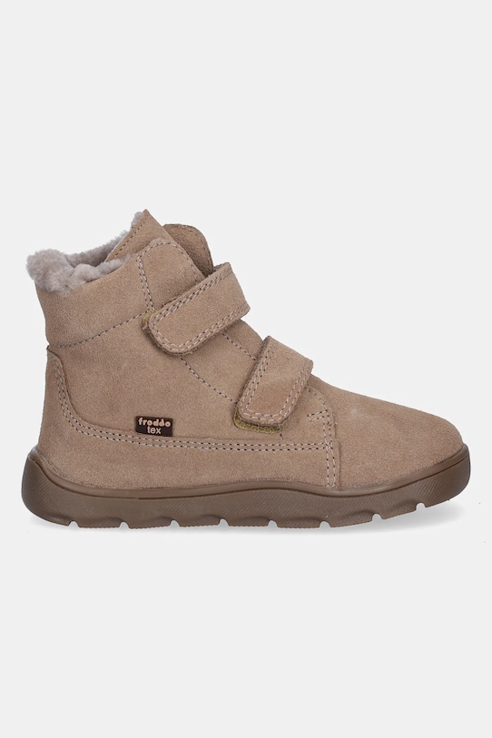 Froddo buty zimowe zamszowe dziecięce ZERU TEX FURRY BAREFOOT G2110151.25.30 beżowy AW25
