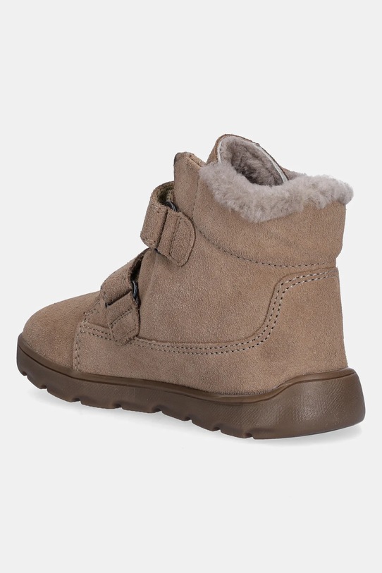 BIMBA Froddo scarpe invernali in pelle scamosciata bambino/a ZERU TEX FURRY BAREFOOT G2110151.25.30 beige