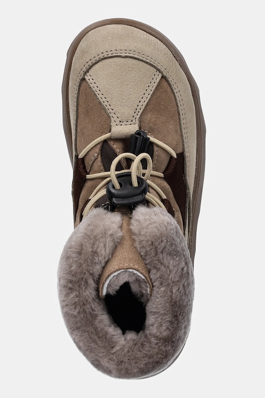 Froddo śniegowce skórzane dziecięce ZERU TEX COSY BAREFOOT beżowy G3110258.31.35