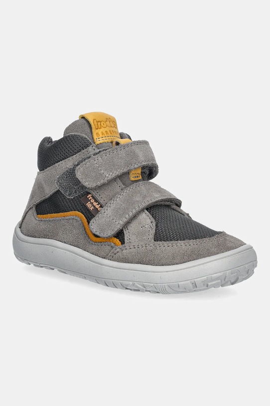 Παιδικά παπούτσια Froddo BAREFOOT TEX AUTUMN δέρμα σαμουά γκρί G3110266.23.24
