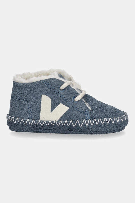 Chłopiec Veja buty zamszowe niemowlęce Baby Winter Light ZZ BA0321028C niebieski