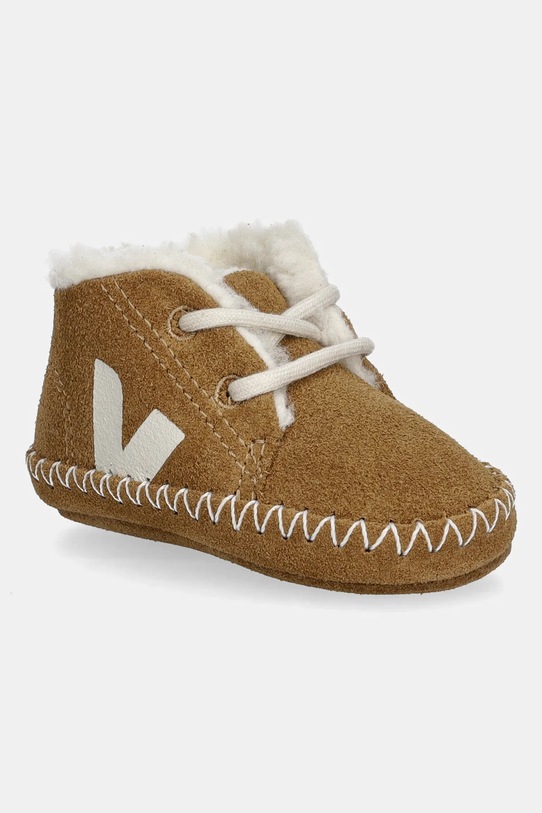 Čevlji iz semiša za dojenčka Veja Baby Winter Light ZZ Semiš rjava BA0321030C