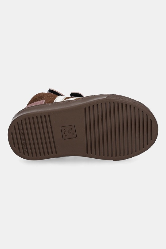 Παιδικές χειμερινές μπότες σουέτ Veja Small V-10 Mid Winter DF0320994C.22.27 ροζ