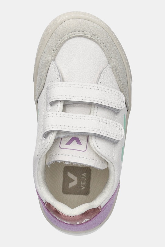 Veja sneakersy skórzane dziecięce Small V-12 biały XV0503793C.22.27