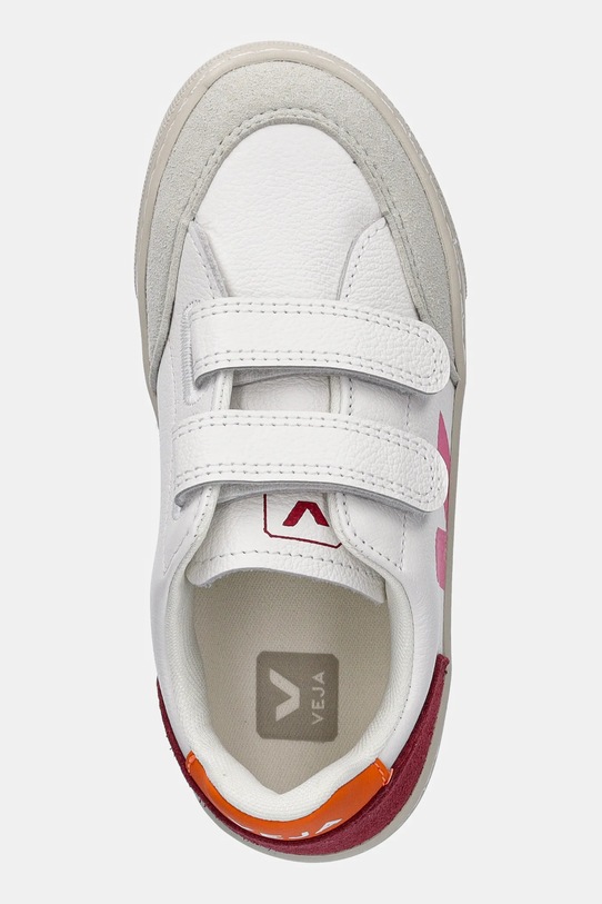 Veja scarpe da ginnastica per bambini in pelle Small V-12 bianco XV0520979C.28.35