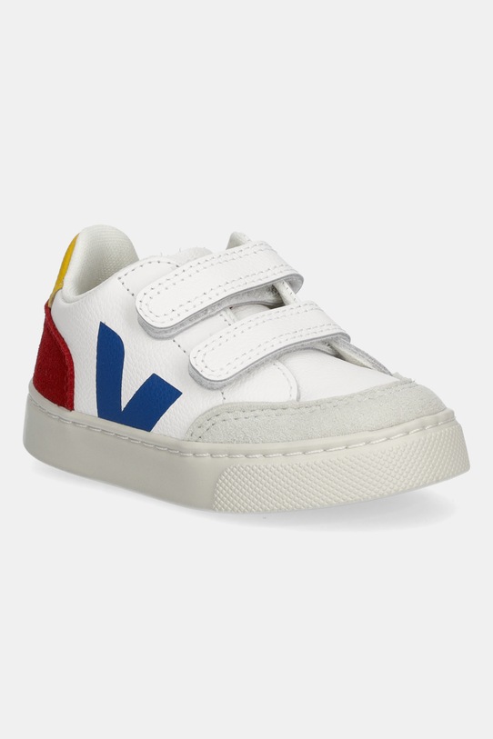 Veja sneakersy skórzane dziecięce Small V-12 Planet friendly biały XV0520980C.22.27