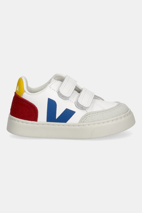 Veja sneakersy skórzane dziecięce Small V-12 XV0520980C.22.27 biały AW25