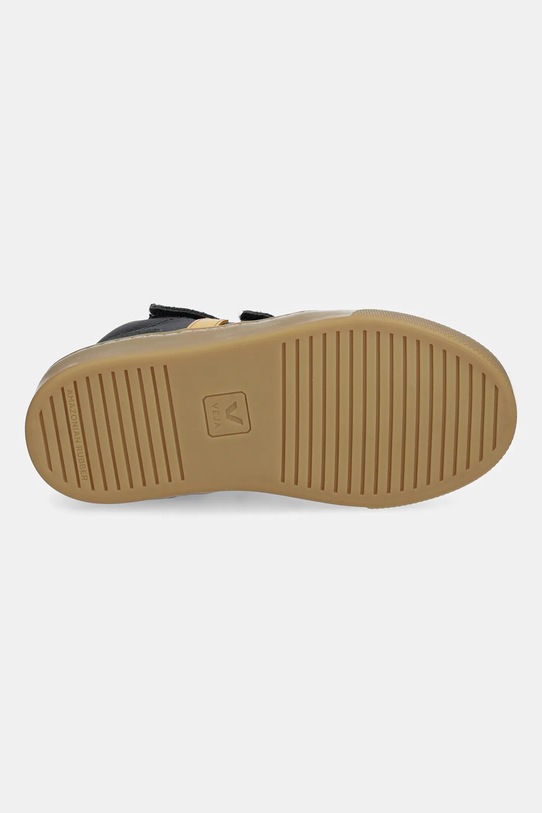 Veja sneakersy skórzane dziecięce Small V-10 Mid Winter DF0503814C.28.35 czarny