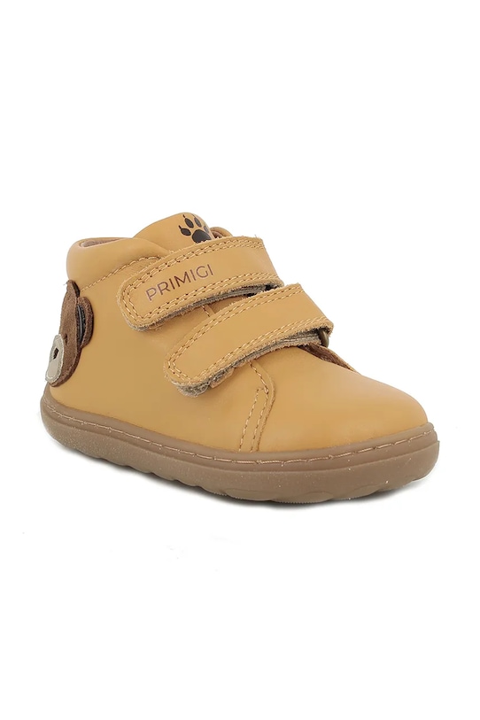 Primigi încălțăminte din piele pentru copii 8912411.25.29 galben AW25
