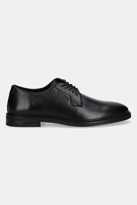 Kožené poltopánky Gant Bidford 31631147 čierna AW25
