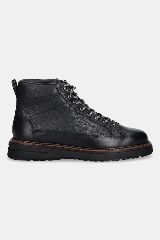 Usnjeni čevlji Gant Hillprep 31641070 črna AW25