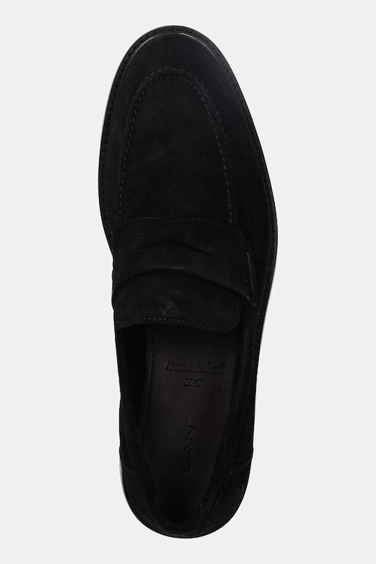 Замшеві мокасини Gant Lozham чорний 31673115