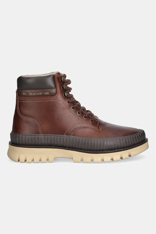 Δερμάτινες μπότες πεζοπορίας Gant Nebrada 31641109 καφέ AW25