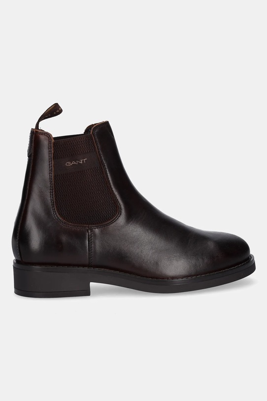 Δερμάτινες μπότες τσέλσι Gant Prepdale 31651105 καφέ AW25