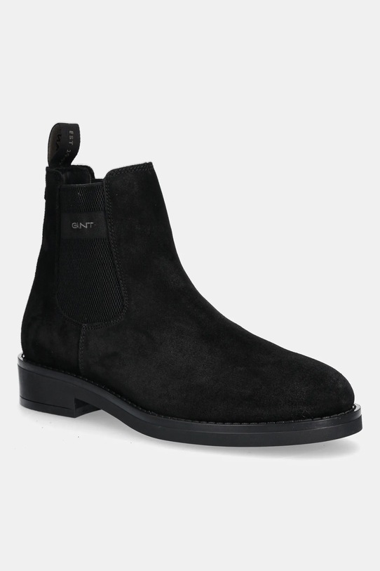 Gant sztyblety zamszowe Prepdale skóra zamszowa czarny 31653106