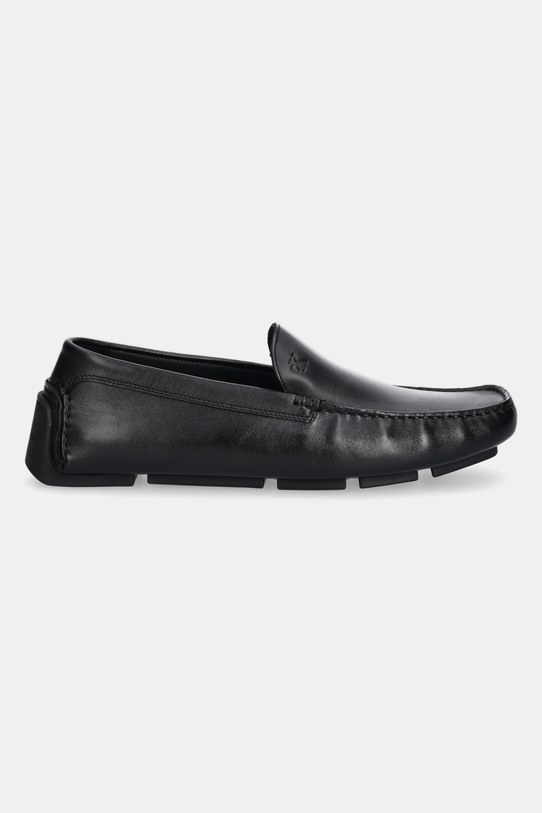 Δερμάτινα μοκασίνια Calvin Klein DRIVER LTH HM0HM01864 μαύρο AW25