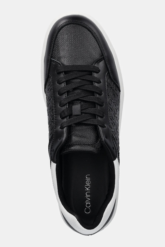 Calvin Klein sneakersy CLEAN CUP LOW LACEUP MONO czarny HM0HM01899