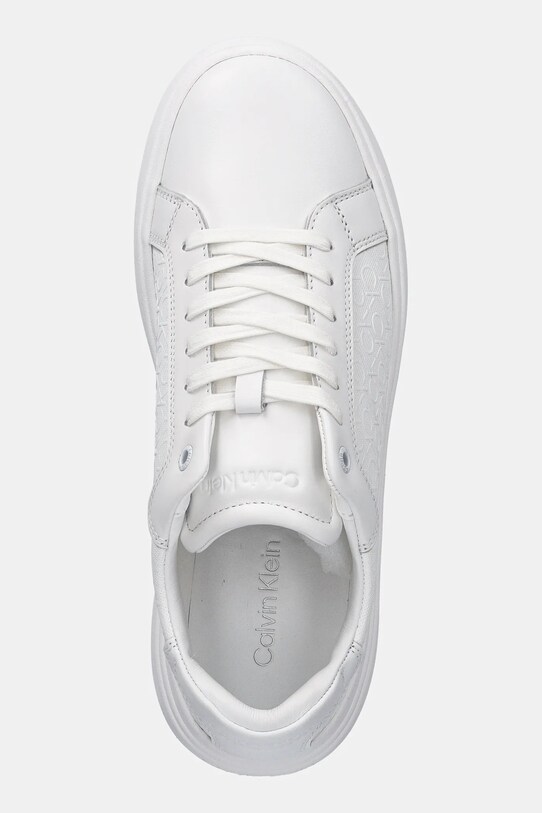 Calvin Klein sneakersy CHUNKY LOW TOP LACE UP MONO biały HM0HM01970
