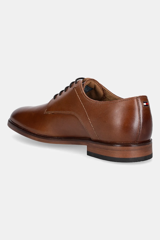 Взуття Шкіряні туфлі Tommy Hilfiger TH THUNIT LTH SHOE FM0FM05533 коричневий