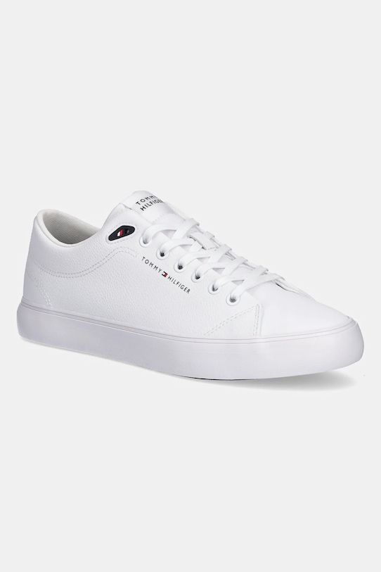Кроссовки Tommy Hilfiger TH HI VULC CORE LOW LTH II ESS низкая белый FM0FM05511