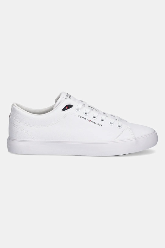 Tenisky Tommy Hilfiger TH HI VULC CORE LOW LTH II ESS FM0FM05511 biela AW25
