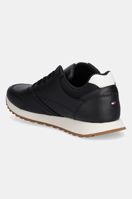 Obuwie Tommy Hilfiger sneakersy skórzane NEW RUNNER EVA LTH ESS FM0FM05512 czarny