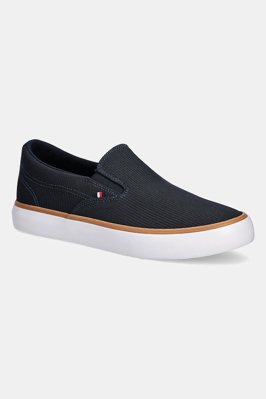 Кеди Tommy Hilfiger TH HI VULC CORE LOW II SLIPON slip on темно-синій FM0FM05514