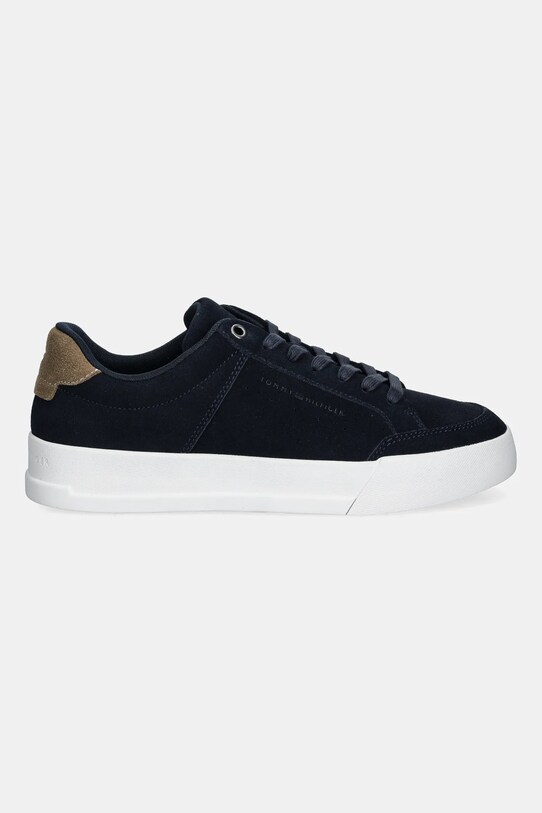 Tommy Hilfiger sneakersy zamszowe TH COURT SUMMER SUEDE FM0FM05517 granatowy AW25