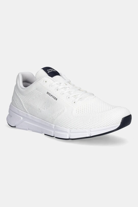 Tenisice Tommy Hilfiger MODERN COMFORT RUN KNIT tekstil bijela FM0FM05524
