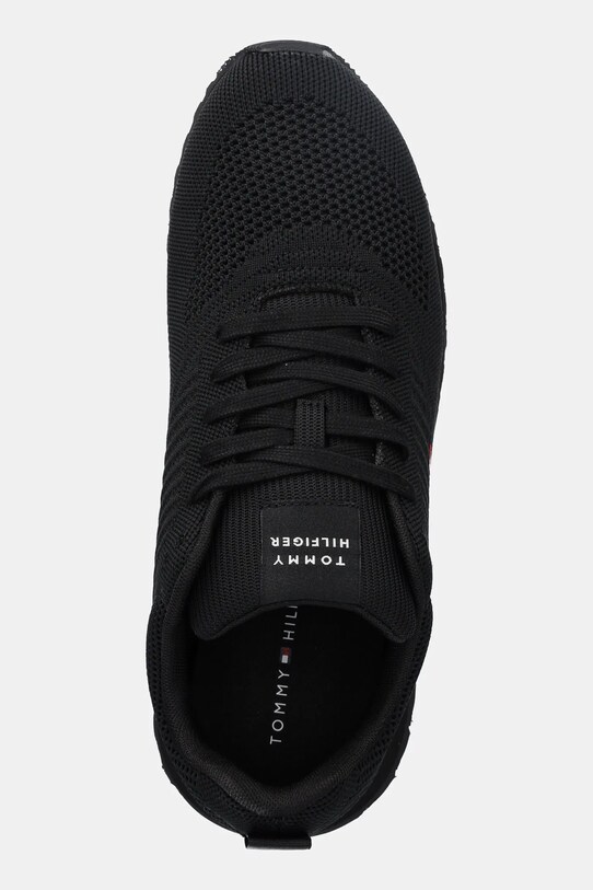Tommy Hilfiger sneakers NEW RUNNER EVA CORPO KNIT negru FM0FM05648