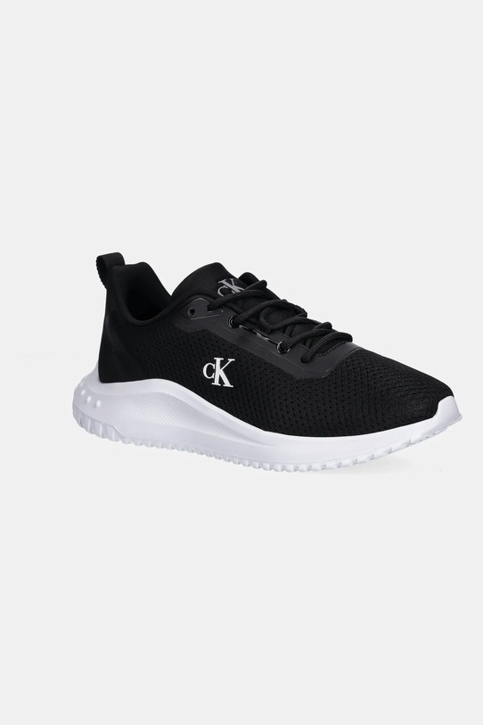 Calvin Klein Jeans sneakers EVA RUNNER MIX MESH imitatie de piele negru YM0YM01285