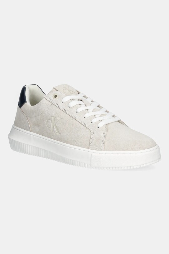 Calvin Klein Jeans sneakersy zamszowe CHUNKY CUPSOLE SU niska beżowy YM0YM01299