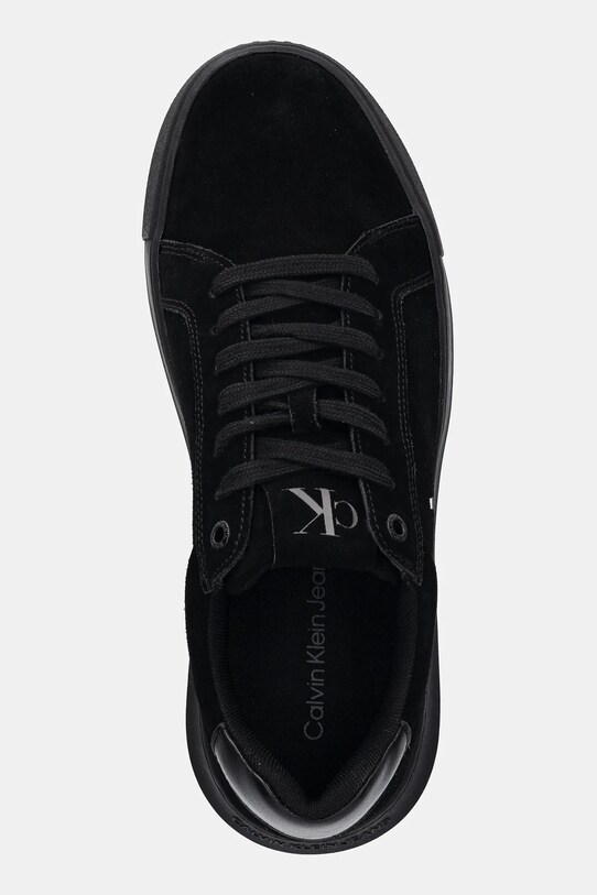 Замшевые кроссовки Calvin Klein Jeans CHUNKY CUPSOLE SU чёрный YM0YM01299