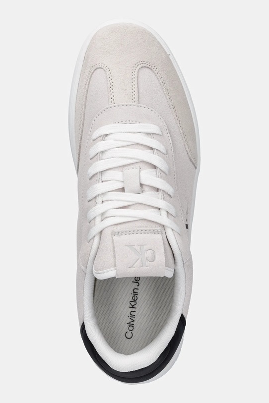 Замшеві кросівки Calvin Klein Jeans CLASSIC CUPSOLE MG SU бежевий YM0YM01300