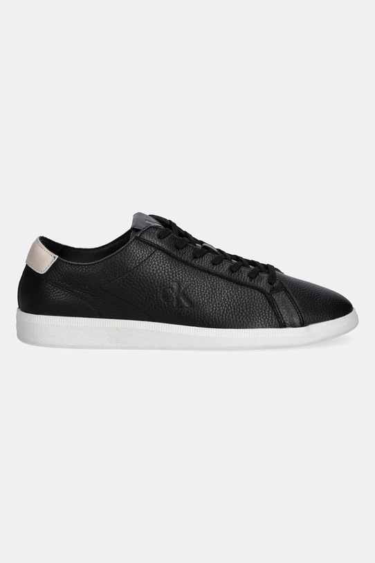 Δερμάτινα αθλητικά παπούτσια Calvin Klein Jeans LOW PROFILE CUPSOLE TMB LTH YM0YM01331 μαύρο AW25