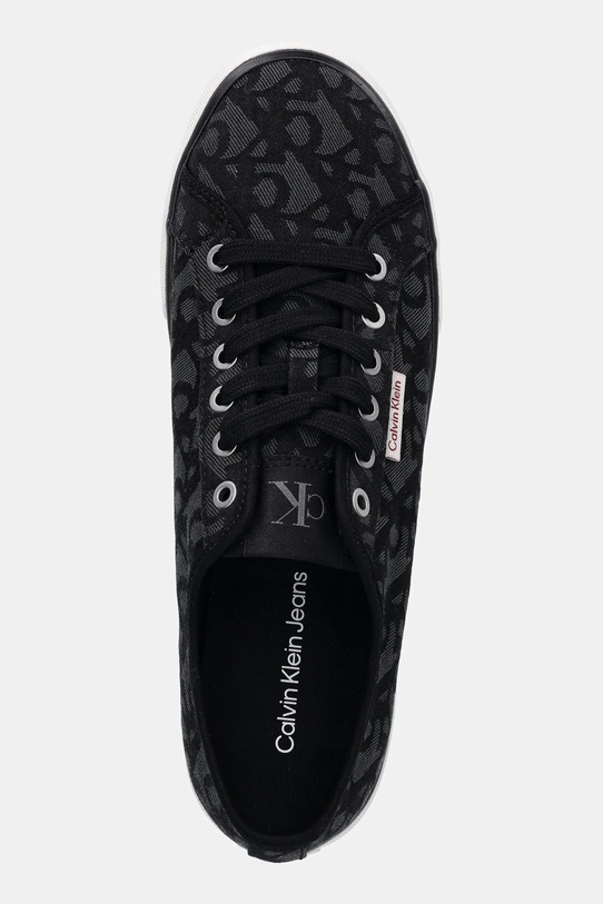 Πάνινα παπούτσια Calvin Klein Jeans ESS VULC LOW MG CV MONO μαύρο YM0YM01368