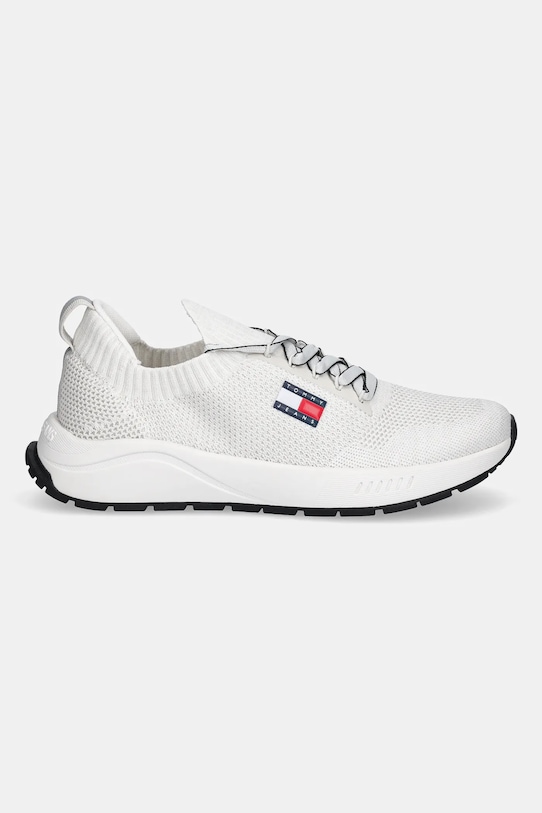 Tommy Jeans sneakers TJM RUNNER KNITTED EM0EM01580 alb AW25