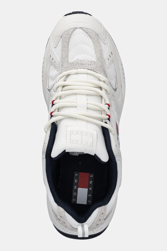 Αθλητικά Tommy Jeans TJM RUNNER MIX MATERIAL λευκό EM0EM01581