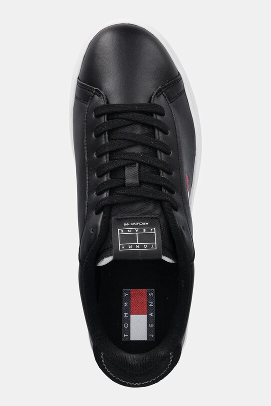 Tommy Jeans sneakers din piele ARCHIVE '98 negru EM0EM01596