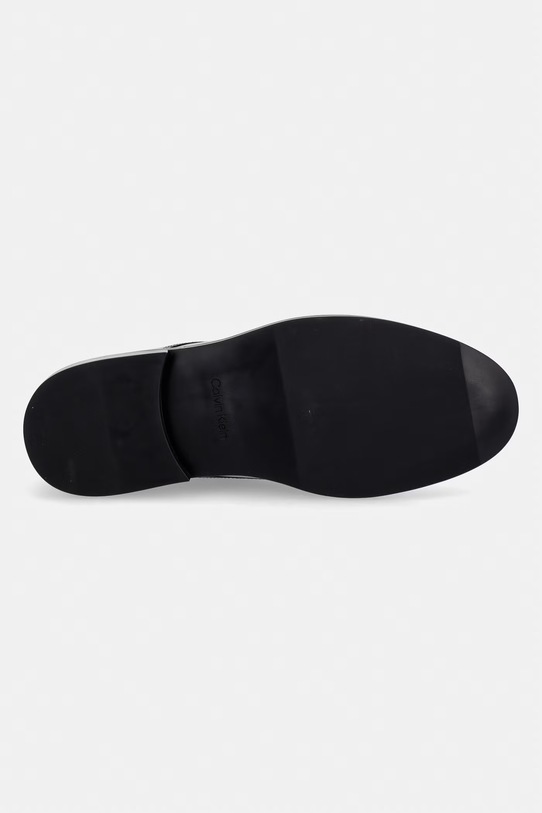 Calvin Klein półbuty męskie skórzane ESS RUBBER DERBY LTH HM0HM02056 brązowy