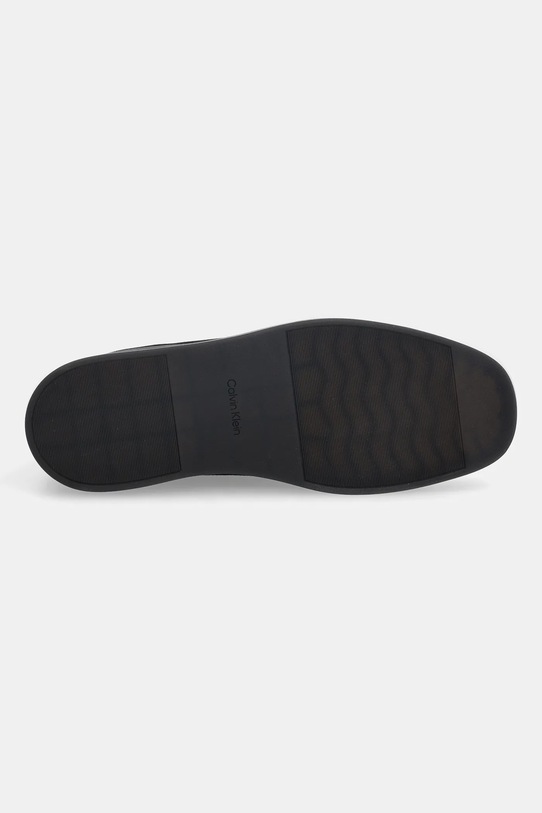 Calvin Klein półbuty skórzane HYBRID CUP APRON BOOT NU W HM0HM02057 czarny